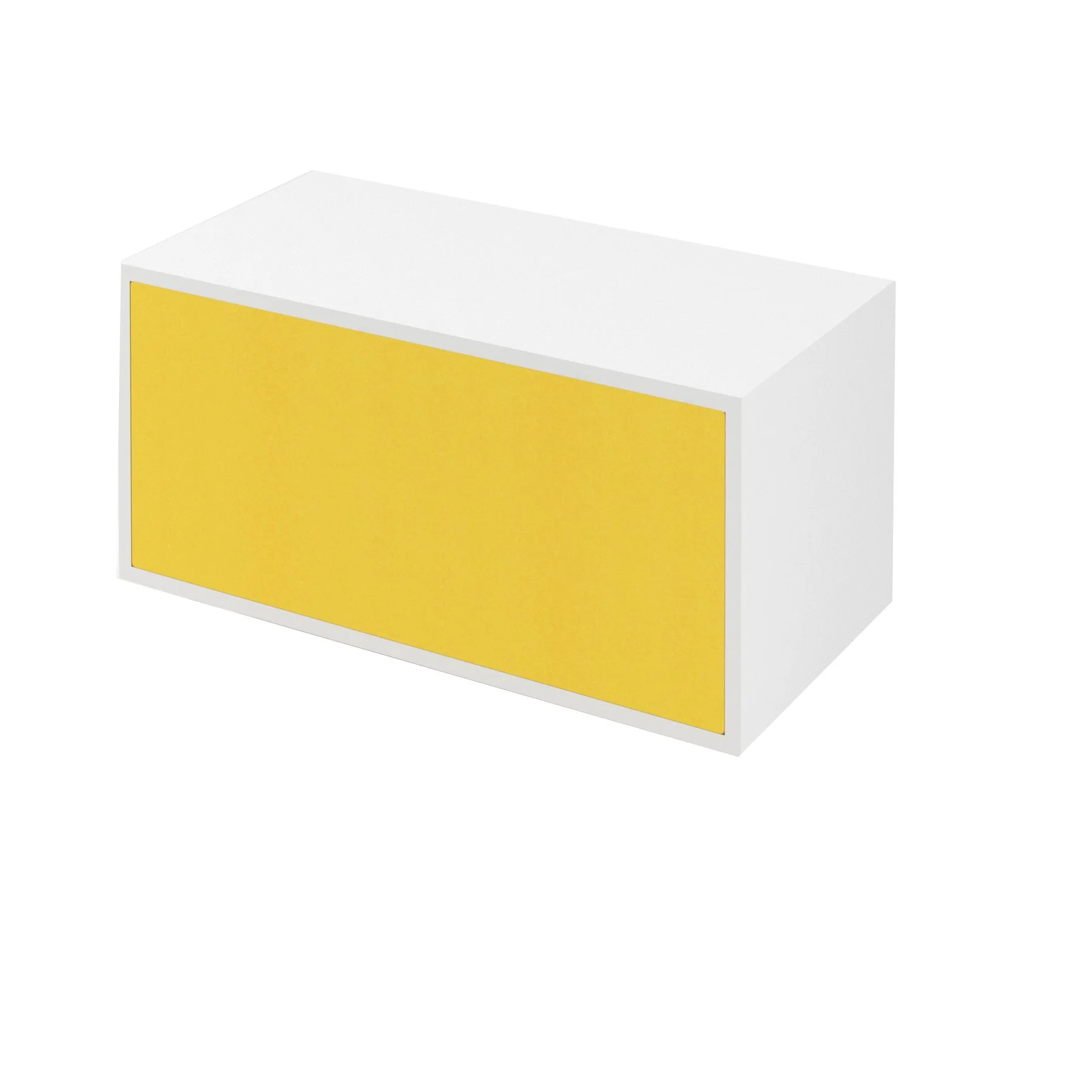Панел за гръб на шкаф Narbutas Choice, 762 x 334 x 7 mm, тапициран, дамаска Velito Presto, жълт