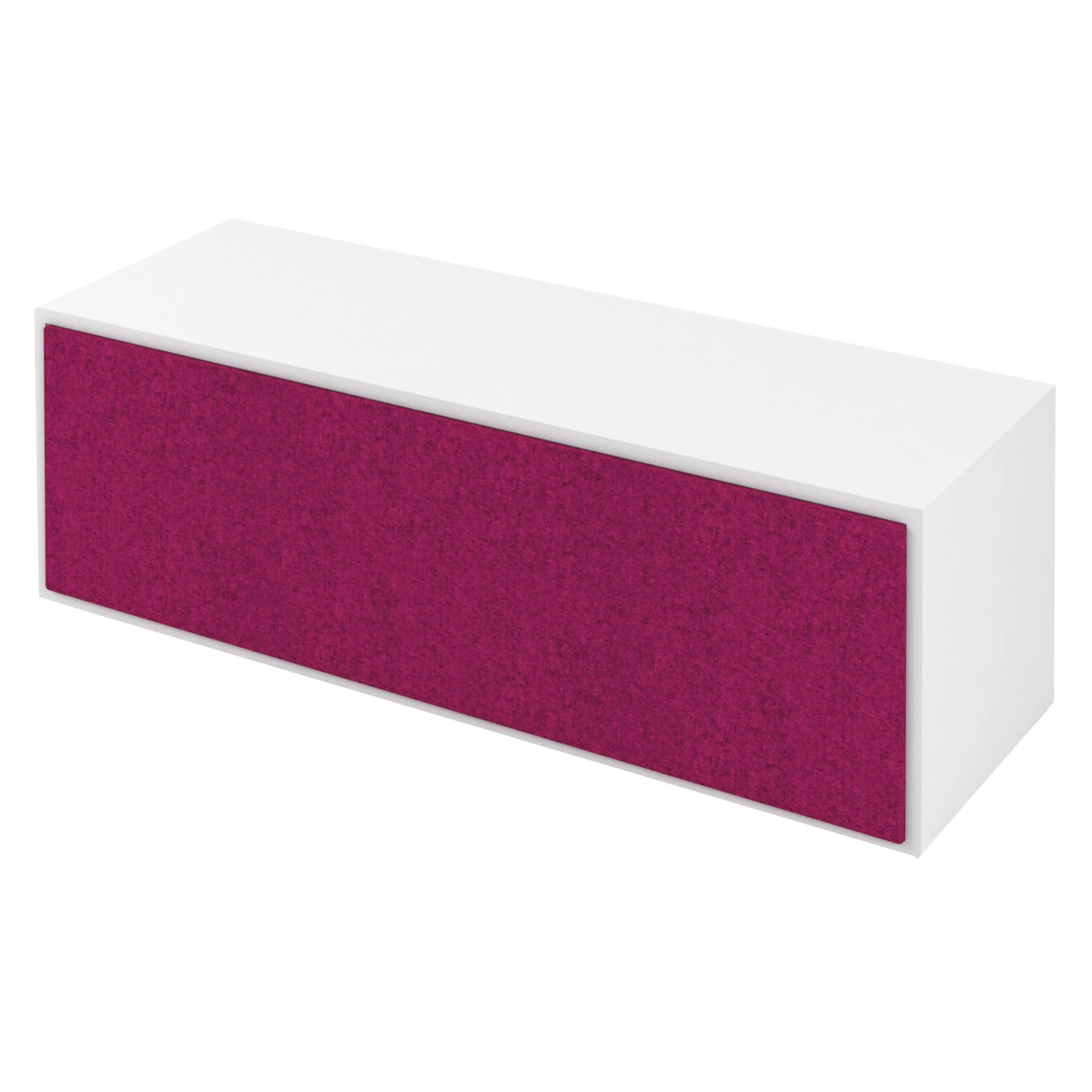 Панел за гръб на шкаф Narbutas Choice, 1162 x 334 x 7 mm, тапициран, дамаска Velito Presto, тъмнорозов меланж