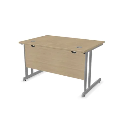 Бюро Narbutas Optima C, 1200 x 800, 720 mm, ПДЧ 25 mm, метални крака, избелен дъб