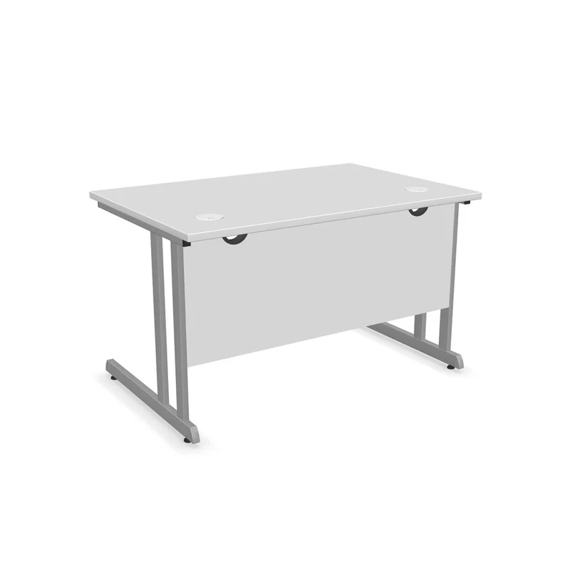 Бюро Narbutas Optima C, 1200 x 800, 720 mm, ПДЧ 25 mm, метални крака, бяло