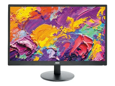 Монитор AOC M2470SWH, 23.6'', LED, 1920 x 1080, 250 cd/m2, 5 ms, HDMI, VGA, MVA, 16:9, 60 Hz, черен