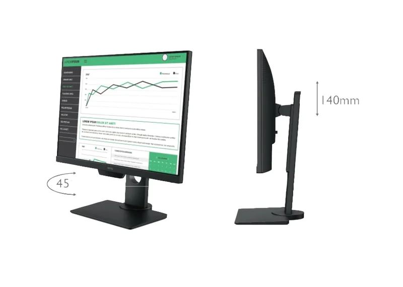 Монитор BenQ BL2581T, 25'', IPS, 1920 x 1200, 300 cd/m2, 5 ms, HDMI, VGA, 60 Hz, черен