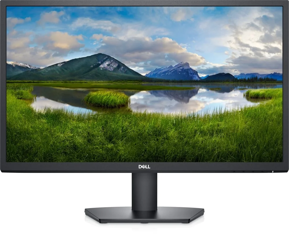 Монитор Dell SE2422H, 23.8'', LED, 1920 x 1080, 250 cd/m2, 5 ms, HDMI, VGA, VA, 75 Hz, черен