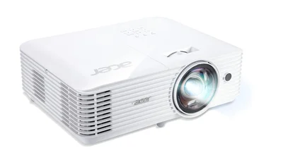 Проектор Acer S1286H, късофокусен, DLP, 3500 lm, 1024 x 768, HDMI, VGA, 4:3, 220 Watt, 3.1 kg, бял