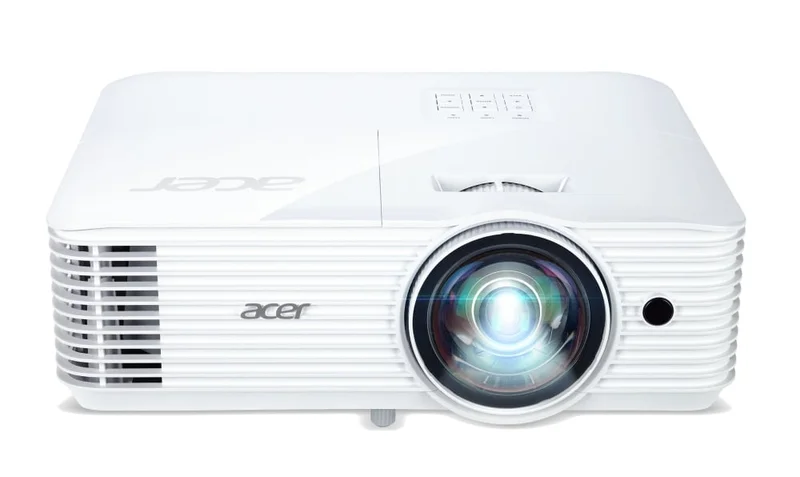 Проектор Acer S1286H, късофокусен, DLP, 3500 lm, 1024 x 768, HDMI, VGA, 4:3, 220 Watt, 3.1 kg, бял