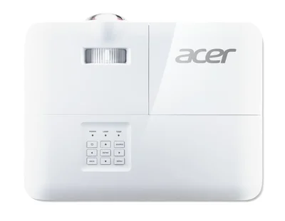 Проектор Acer S1286H, късофокусен, DLP, 3500 lm, 1024 x 768, HDMI, VGA, 4:3, 220 Watt, 3.1 kg, бял