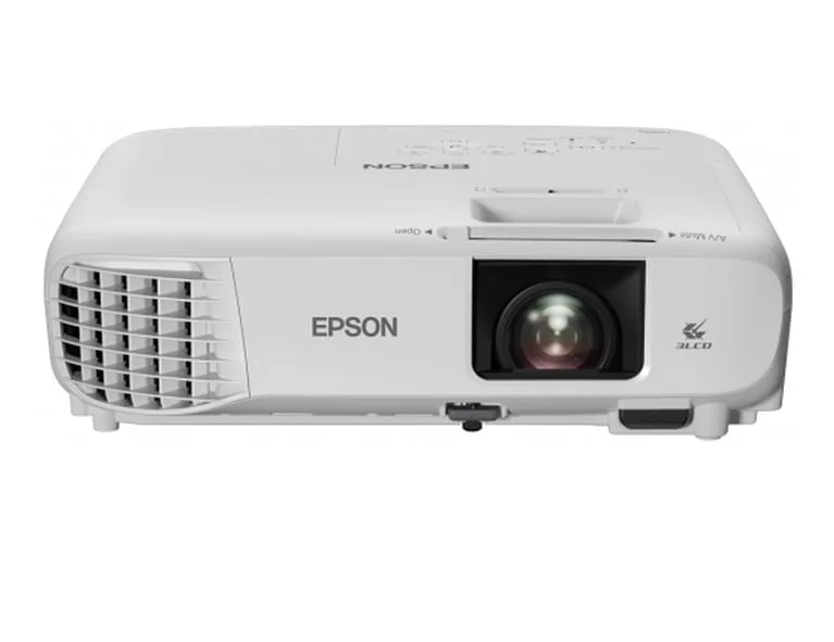Проектор Epson EB-FH06, 3LCD, 3500 lm, 1920 x 1080, HDMI, VGA, USB, 16:9, 2.7 kg, бял