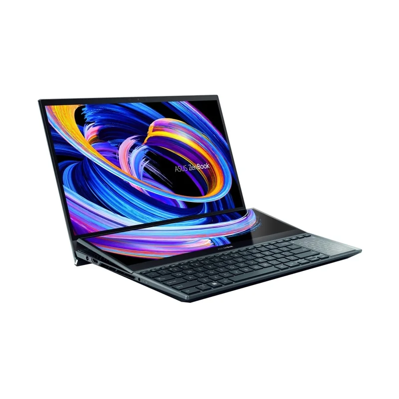 Лаптоп Asus ZenBook Duo 15, 90NB0V21-M000P0, 15.6'', Intel Core i9, 1 TB SSD, 32 GB RAM, Windows 11 Pro, NVIDIA GeForce RTX 3080, син