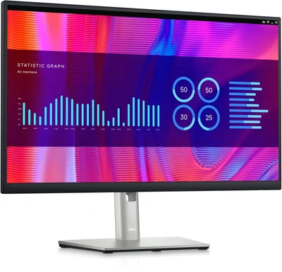 Монитор Dell P2423DE, 23.8'', LED, 2560 x 1440, 300 cd/m2, 8 ms, HDMI, USB, черен