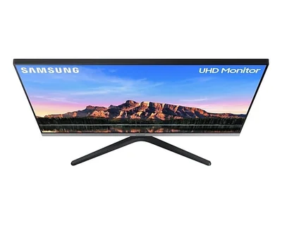Монитор Samsung U28R550, 28'', LED, 3840 x 2160, 300 cd/m2, 4 ms, HDMI, тъмносин