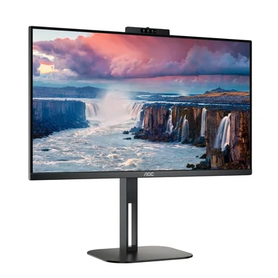 Монитор AOC 24V5CW/BK, 23.8'', LED, 1920 x 1080, 300 cd/m2, 4 ms, HDMI, USB, черен