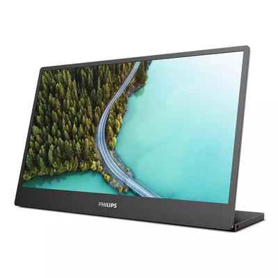 Монитор Philips 16B1P3302D, 15.6'', WLED, 1920 x 1080, 250 cd/m2, 5 ms, USB, черен
