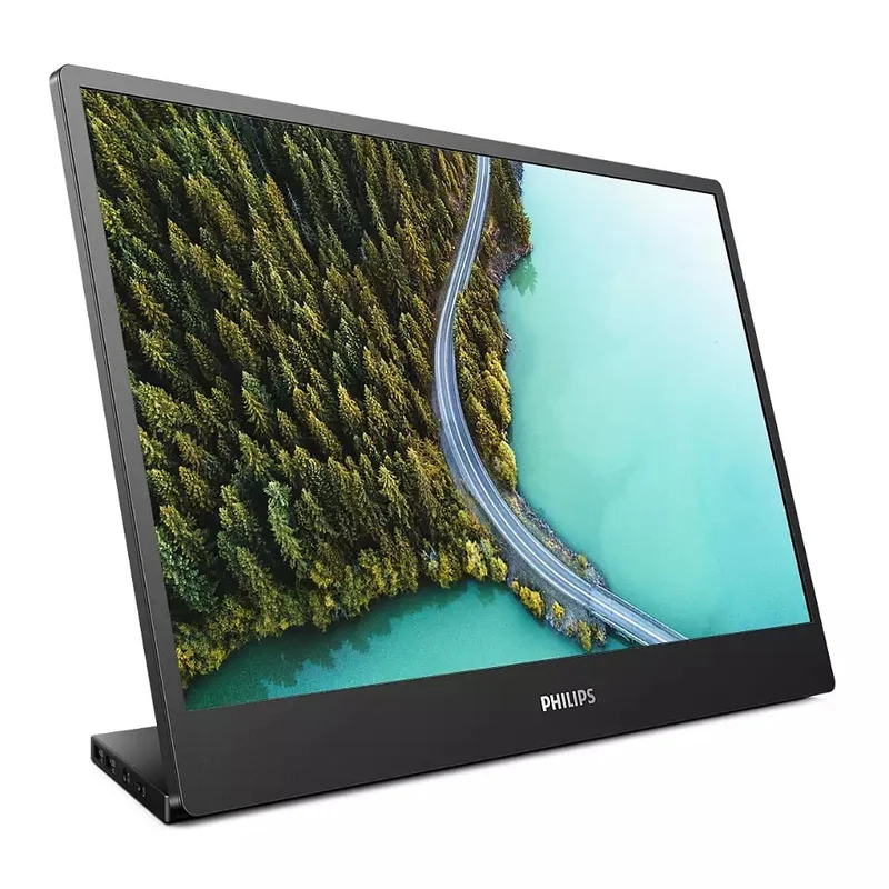 Монитор Philips 16B1P3302D, 15.6'', WLED, 1920 x 1080, 250 cd/m2, 5 ms, USB, черен