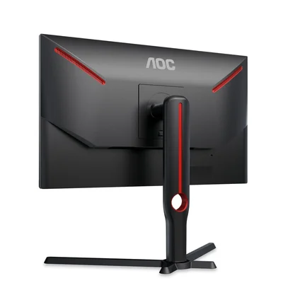 Монитор AOC 25G3ZM/BK, 24.5'', WLED, 1920 x 1080, 300 cd/m2, 1 ms, 2 HDMI, черно-червен