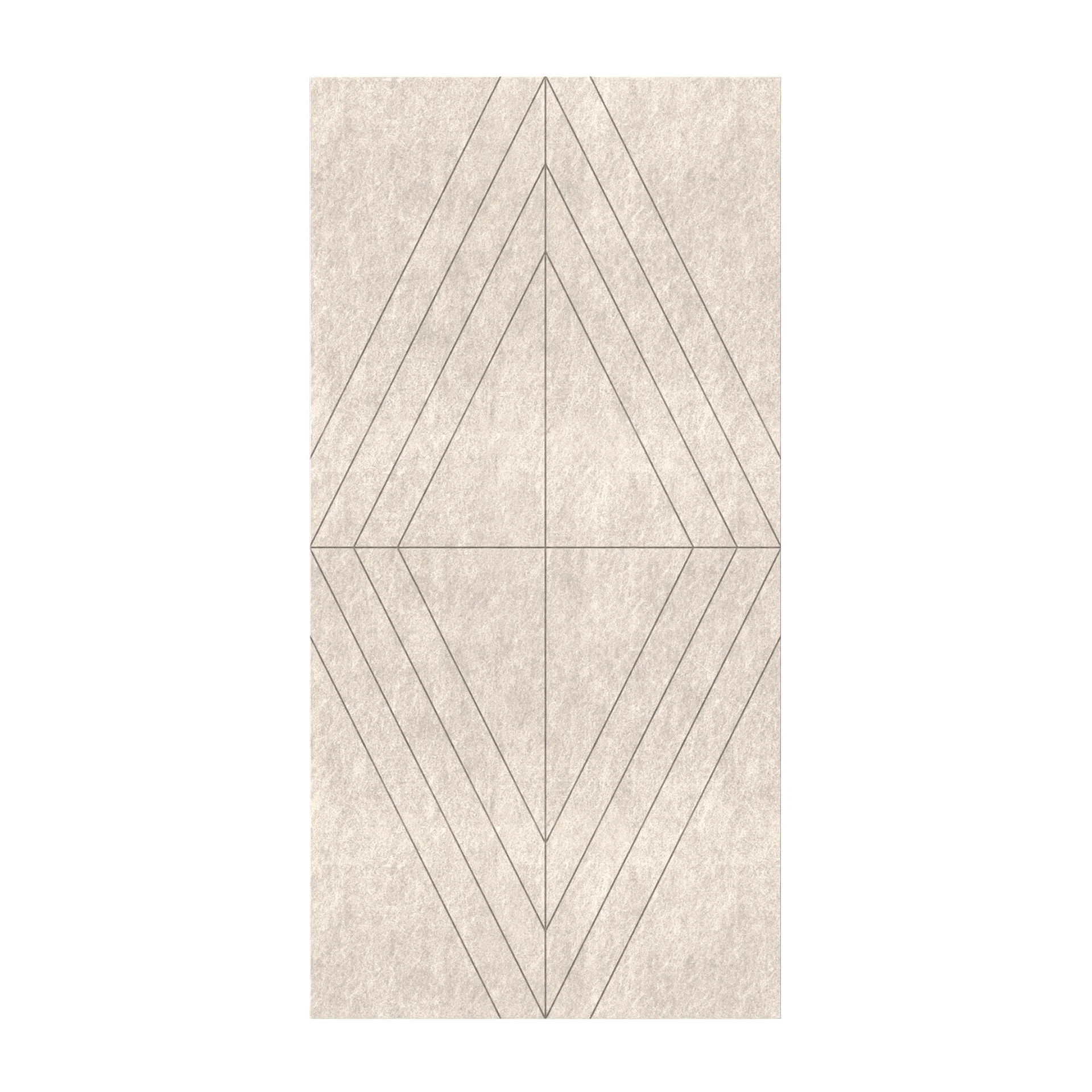 Панел за стена Pet Felt - Rhombus, цвят R01, 2400 x 1200 mm, дебелина 9 mm, 1 брой