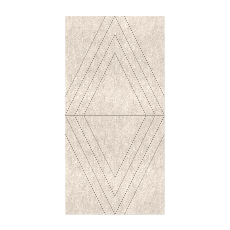Панел за стена Pet Felt - Rhombus, цвят R01, 2400 x 1200 mm, дебелина 9 mm, 1 брой