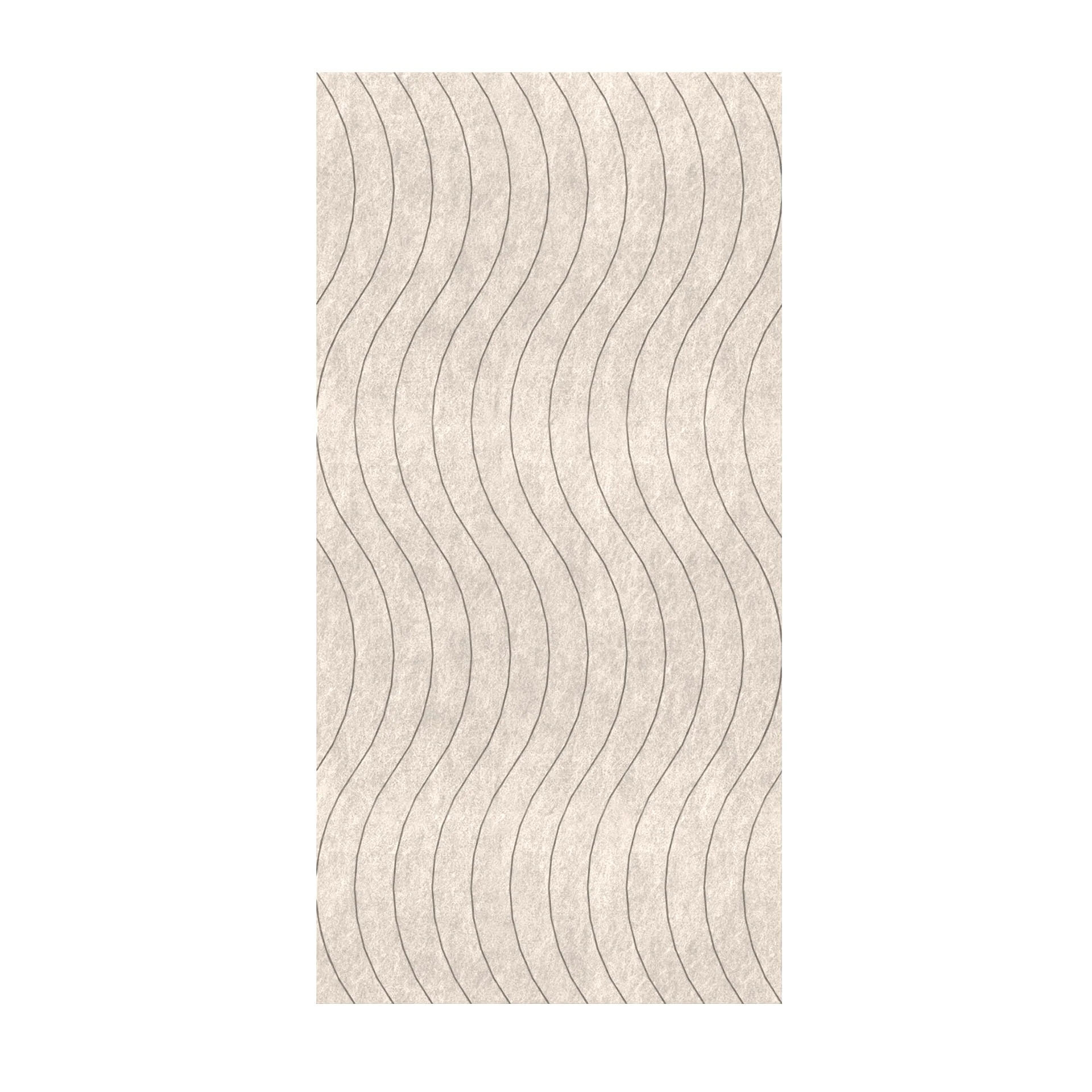 Панел за стена Pet Felt - Wave, цвят R01, 2400 x 1200 mm, дебелина 9 mm, 1 брой