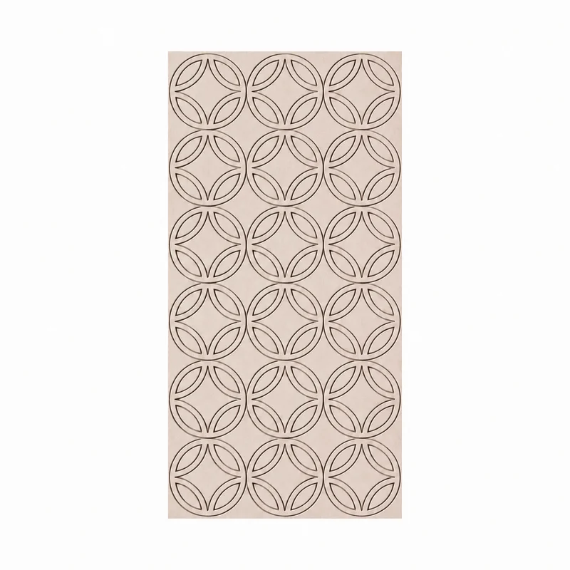 Панел за стена Pet Felt - Rounds, цвят R01, 2400 x 1200 mm, дебелина 9 mm, 1 брой
