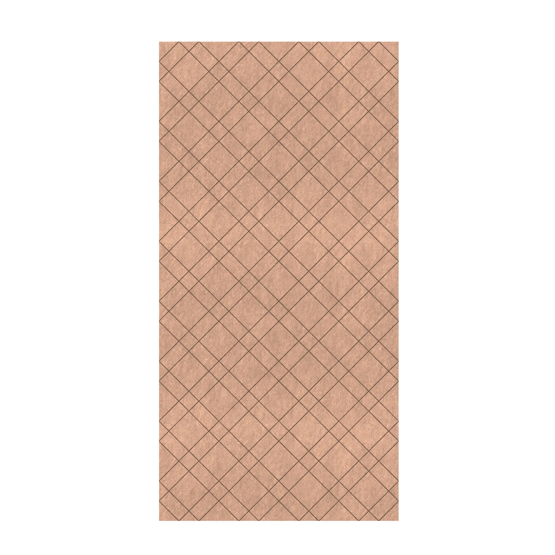 Панел за стена Pet Felt - Plaid, цвят R02, 2400 x 1200 mm, дебелина 9 mm, 1 брой