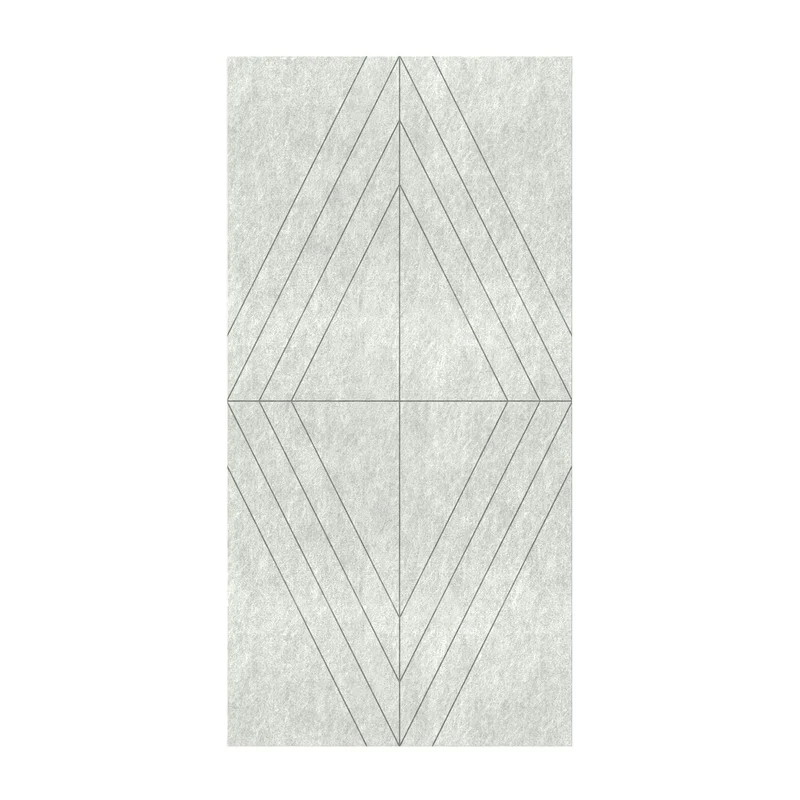 Панел за стена Pet Felt - Rhombus, цвят R03, 2400 x 1200 mm, дебелина 9 mm, 1 брой