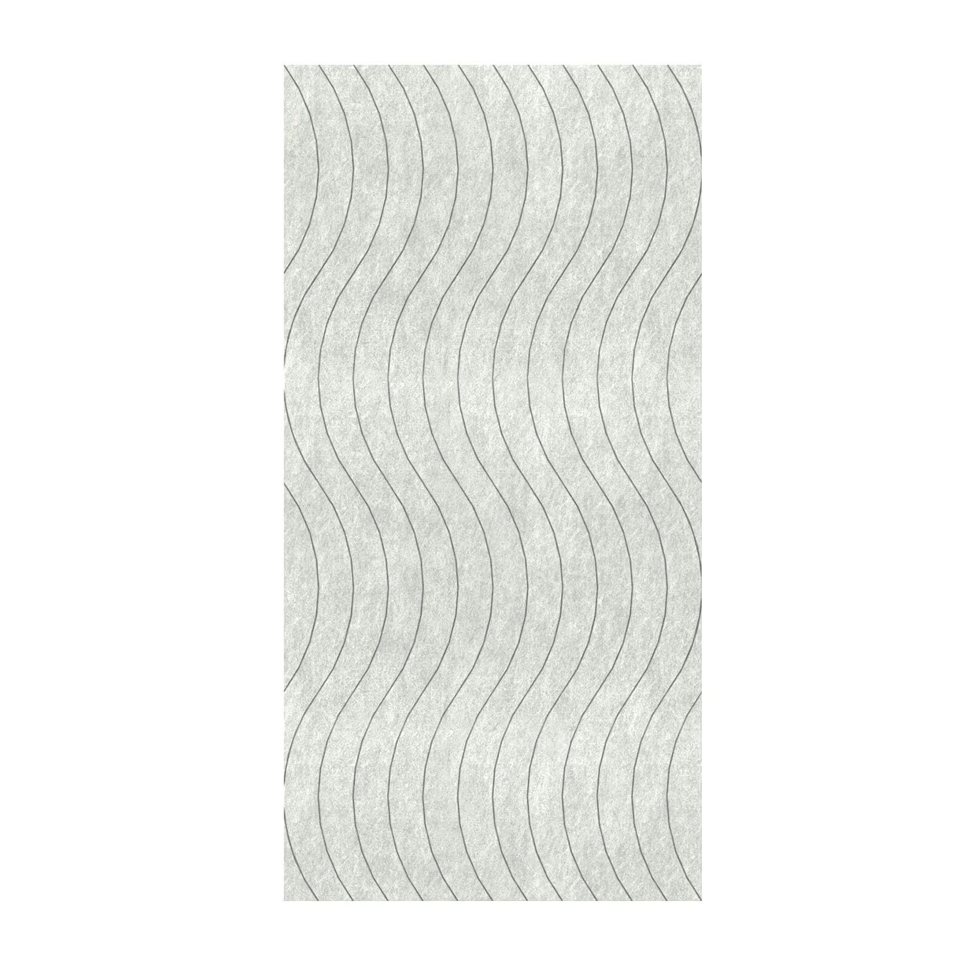Панел за стена Pet Felt - Wave, цвят R03, 2400 x 1200 mm, дебелина 9 mm, 1 брой