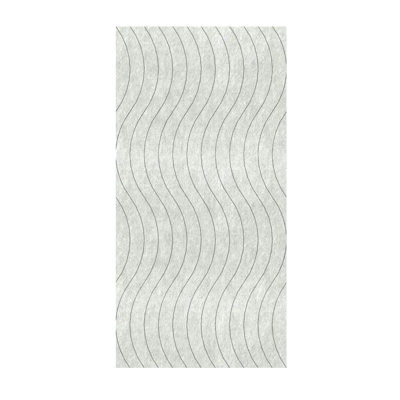 Панел за стена Pet Felt - Wave, цвят R03, 2400 x 1200 mm, дебелина 9 mm, 1 брой