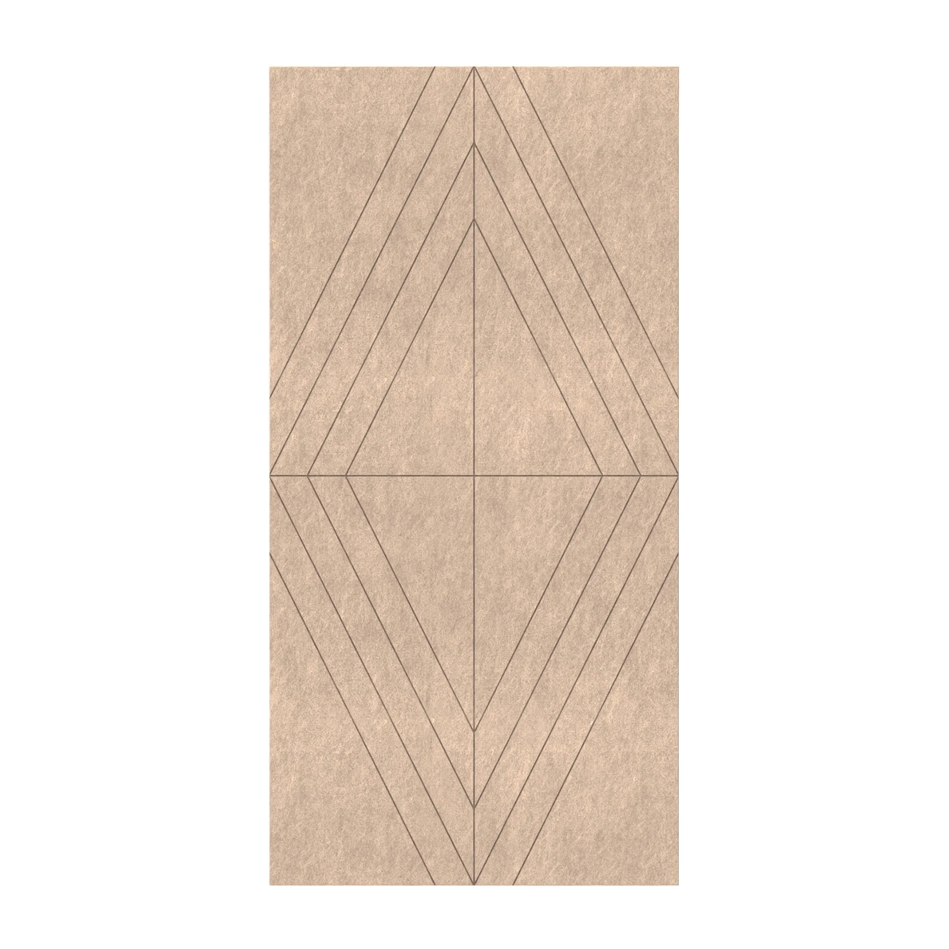 Панел за стена Pet Felt - Rhombus, цвят R05, 2400 x 1200 mm, дебелина 9 mm, 1 брой