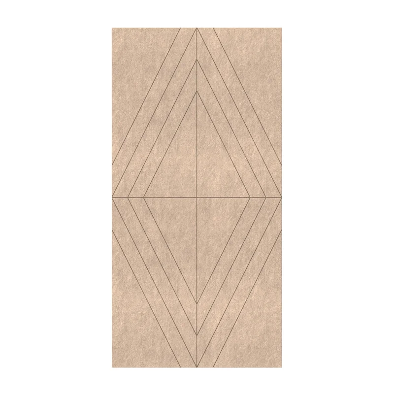 Панел за стена Pet Felt - Rhombus, цвят R05, 2400 x 1200 mm, дебелина 9 mm, 1 брой