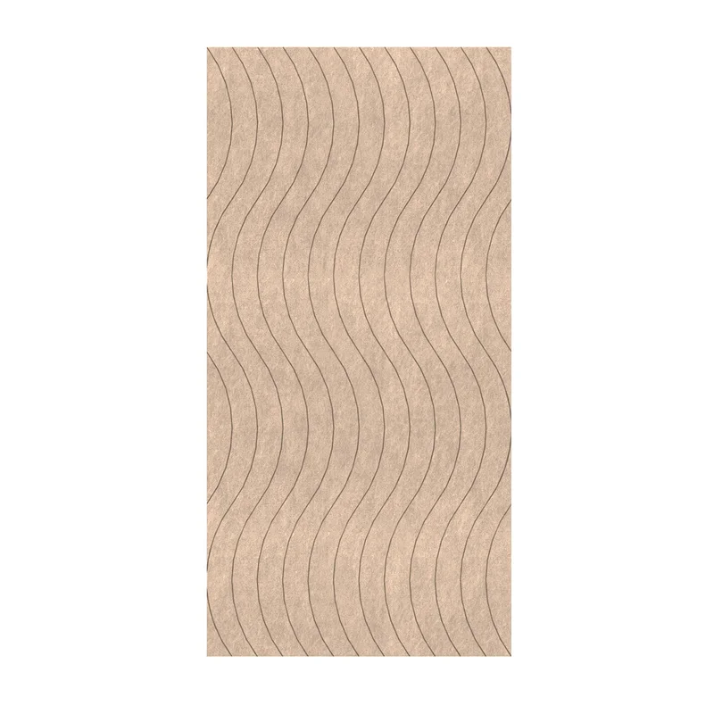 Панел за стена Pet Felt - Wave, цвят R05, 2400 x 1200 mm, дебелина 9 mm, 1 брой