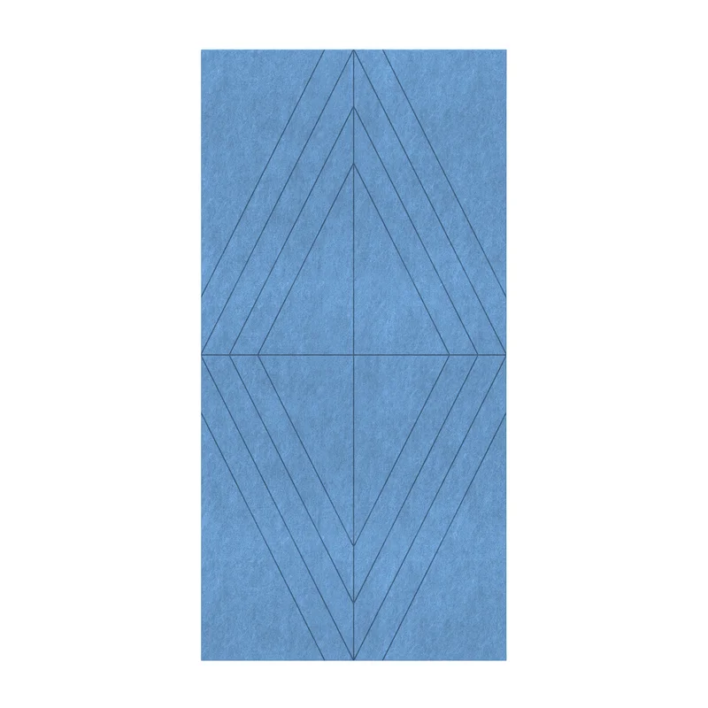 Панел за стена Pet Felt - Rhombus, цвят R06, 2400 x 1200 mm, дебелина 9 mm, 1 брой