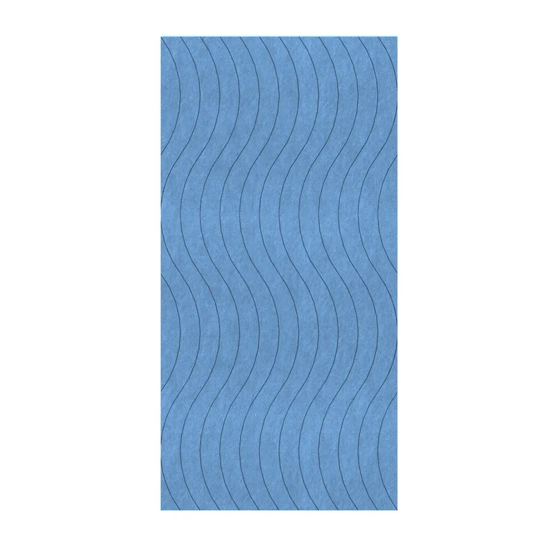 Панел за стена Pet Felt - Wave, цвят R06, 2400 x 1200 mm, дебелина 9 mm, 1 брой