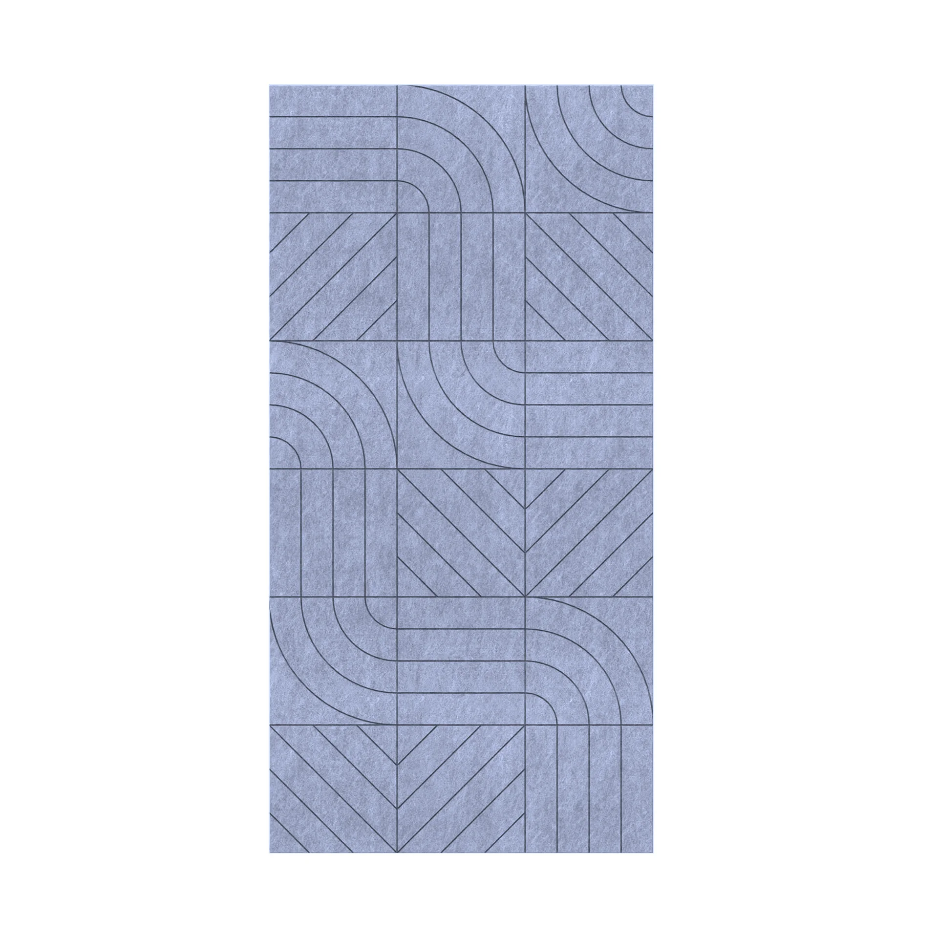 Панел за стена Pet Felt - Direction, цвят R09, 2400 x 1200 mm, дебелина 9 mm, 1 брой