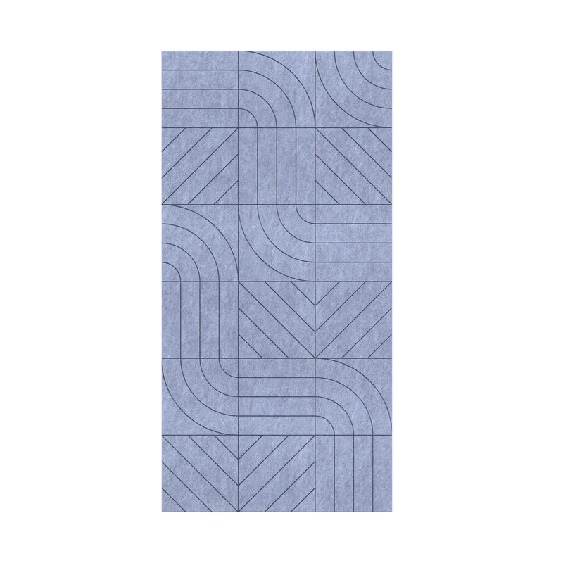 Панел за стена Pet Felt - Direction, цвят R09, 2400 x 1200 mm, дебелина 9 mm, 1 брой