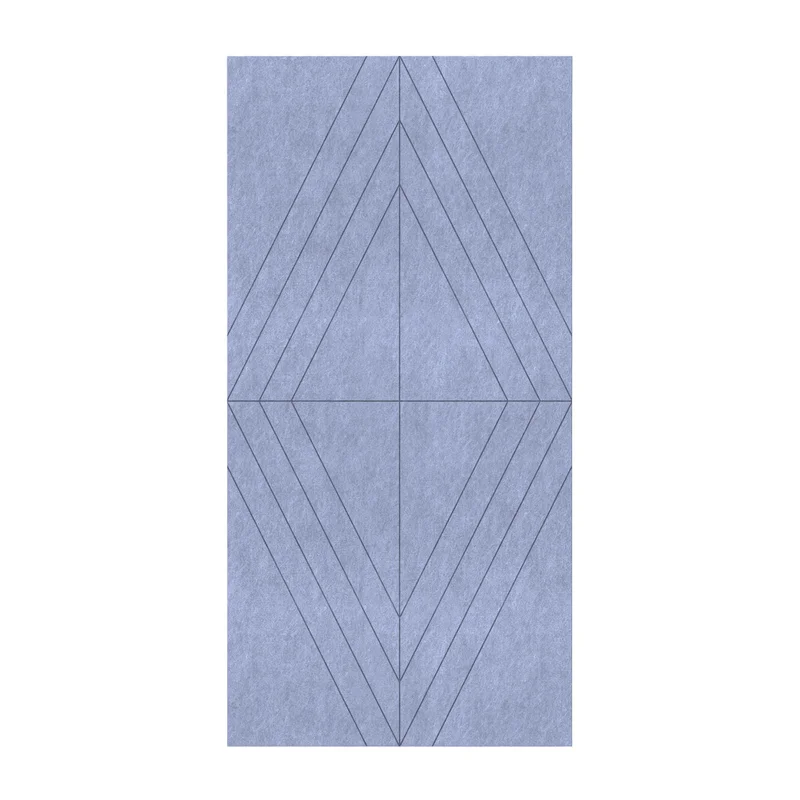 Панел за стена Pet Felt - Rhombus, цвят R09, 2400 x 1200 mm, дебелина 9 mm, 1 брой