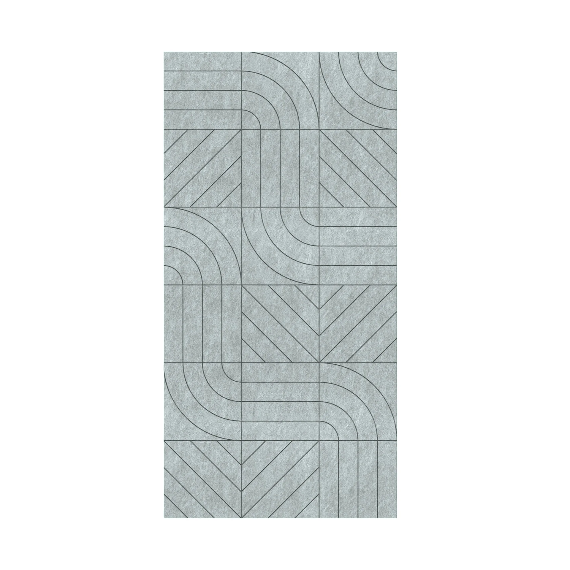 Панел за стена Pet Felt - Direction, цвят R10, 2400 x 1200 mm, дебелина 9 mm, 1 брой