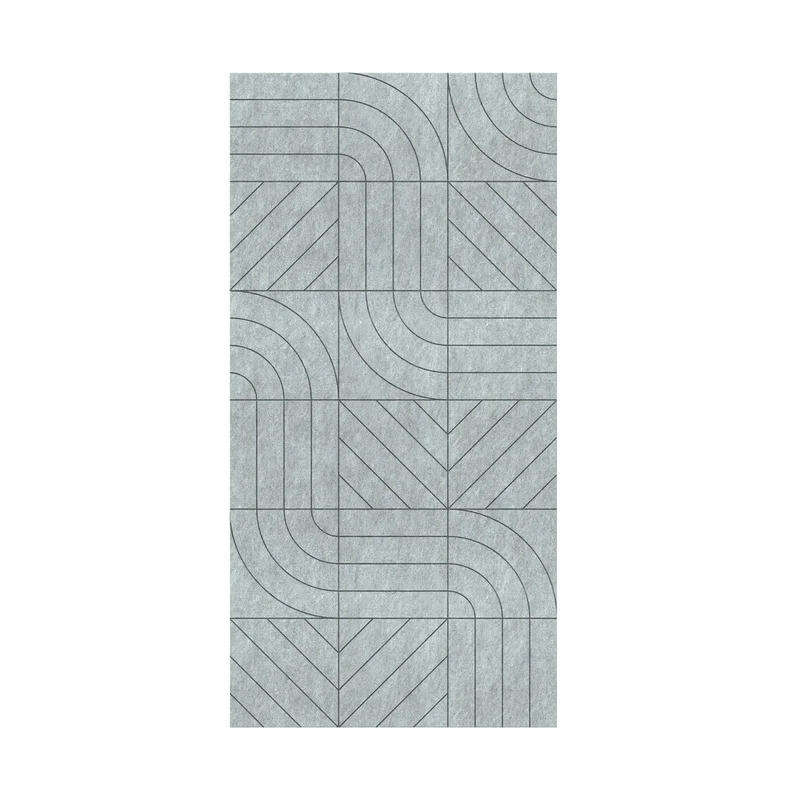 Панел за стена Pet Felt - Direction, цвят R10, 2400 x 1200 mm, дебелина 9 mm, 1 брой