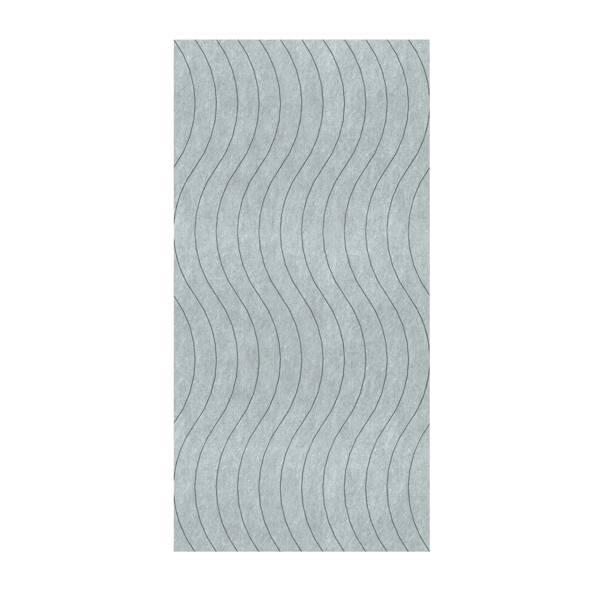 Панел за стена Pet Felt - Wave, цвят R10, 2400 x 1200 mm, дебелина 9 mm, 1 брой