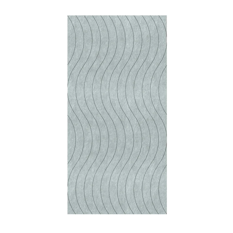 Панел за стена Pet Felt - Wave, цвят R10, 2400 x 1200 mm, дебелина 9 mm, 1 брой