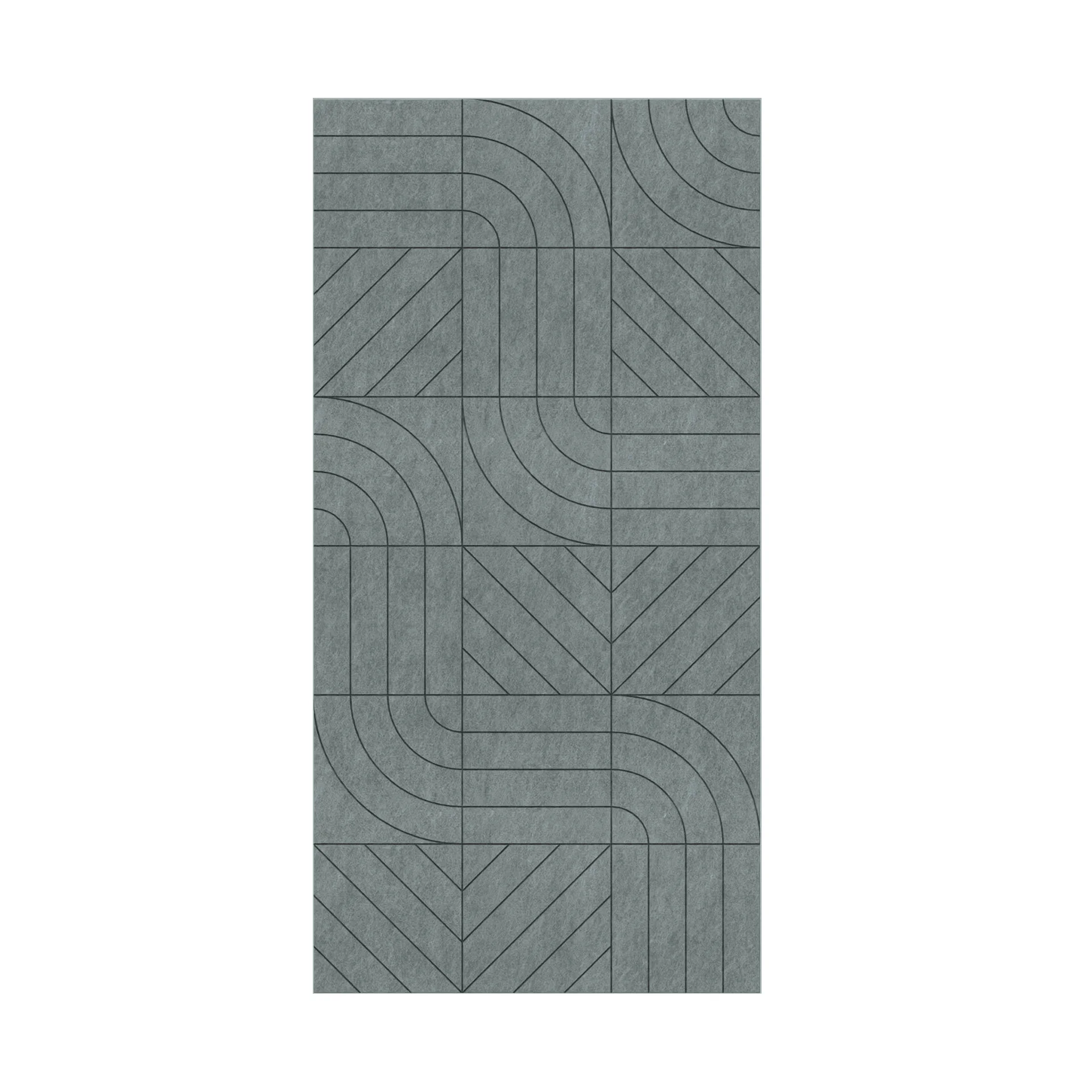 Панел за стена Pet Felt - Direction, цвят R11, 2400 x 1200 mm, дебелина 9 mm, 1 брой