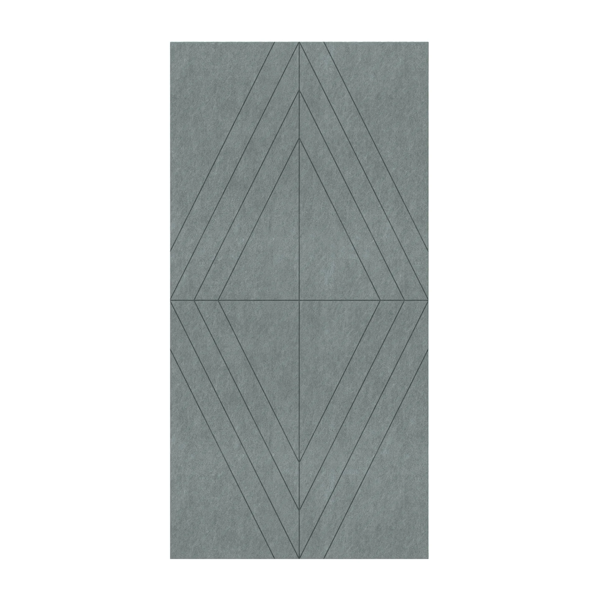Панел за стена Pet Felt - Rhombus, цвят R11, 2400 x 1200 mm, дебелина 9 mm, 1 брой