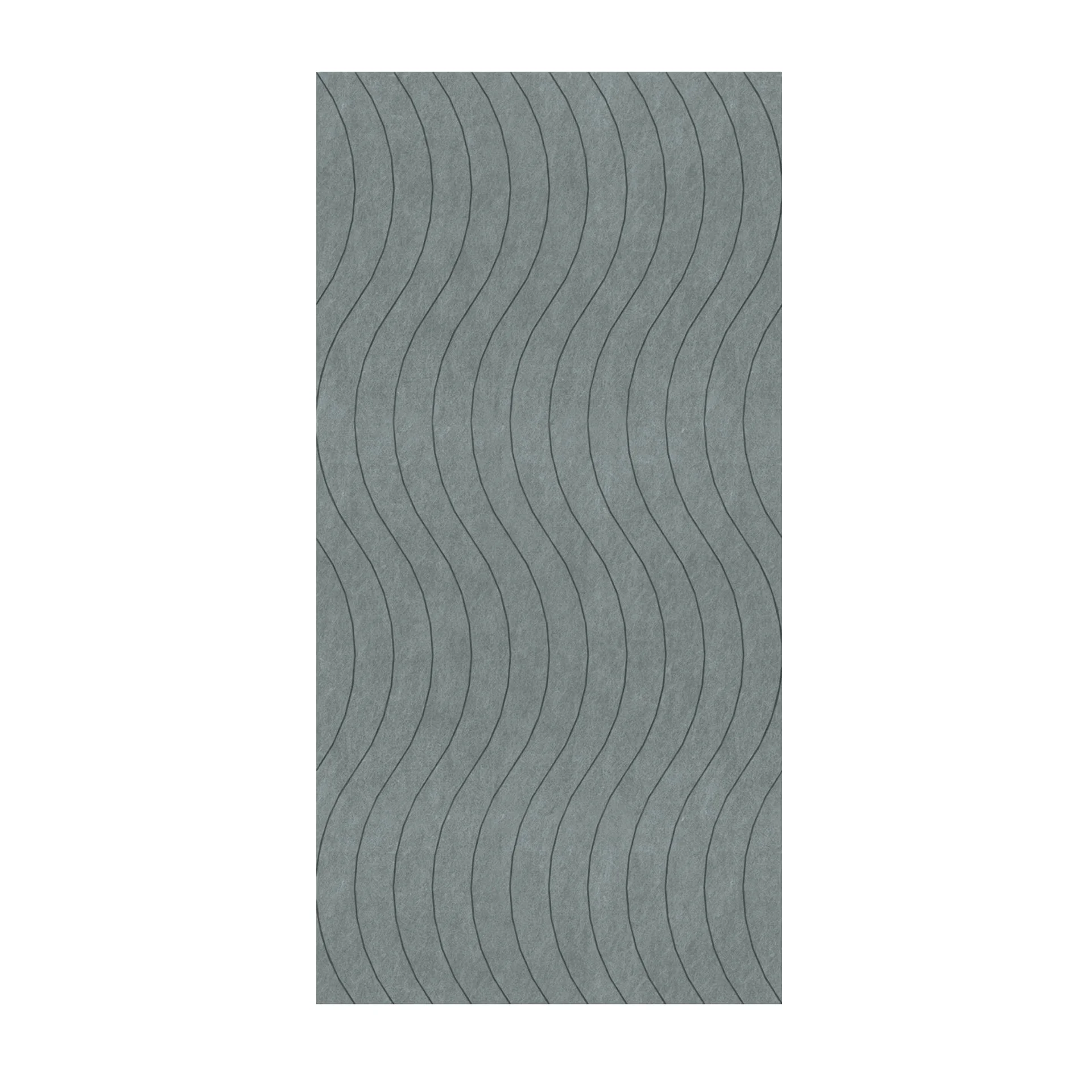 Панел за стена Pet Felt - Wave, цвят R11, 2400 x 1200 mm, дебелина 9 mm, 1 брой
