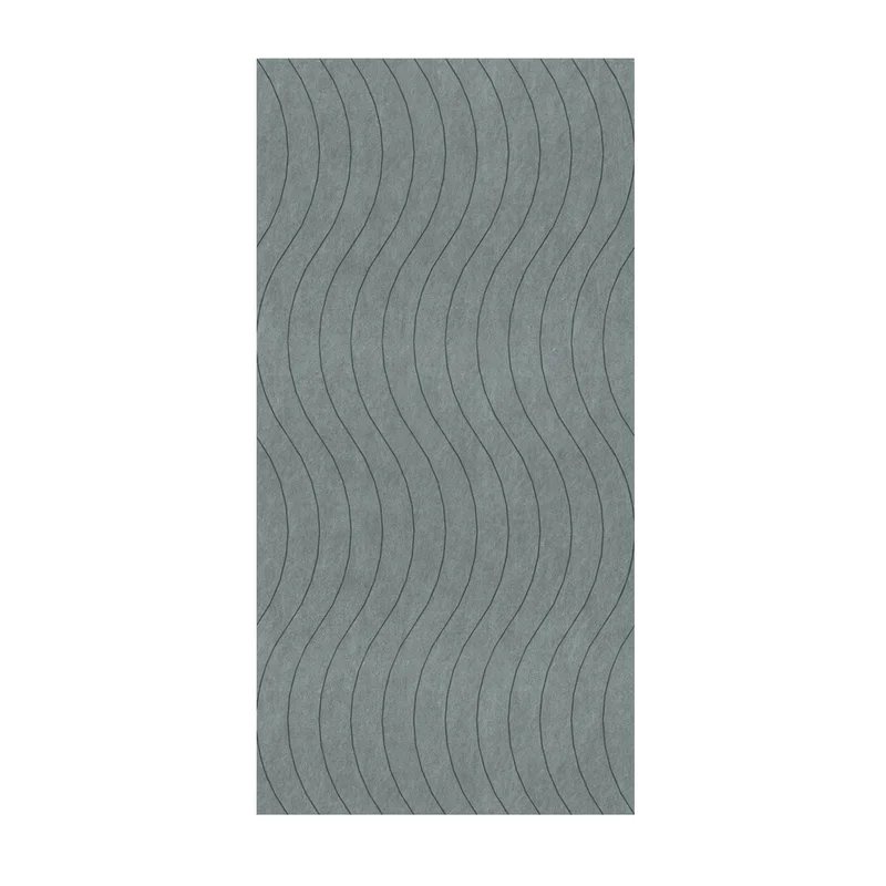 Панел за стена Pet Felt - Wave, цвят R11, 2400 x 1200 mm, дебелина 9 mm, 1 брой