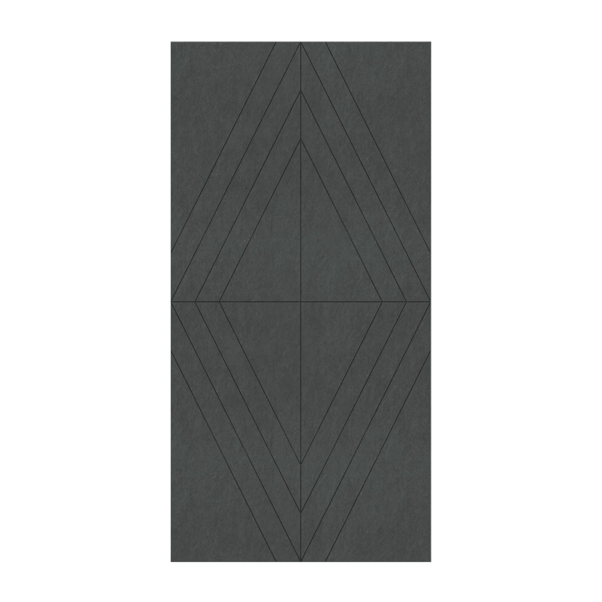 Панел за стена Pet Felt - Rhombus, цвят R12, 2400 x 1200 mm, дебелина 9 mm, 1 брой