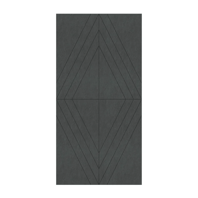 Панел за стена Pet Felt - Rhombus, цвят R12, 2400 x 1200 mm, дебелина 9 mm, 1 брой