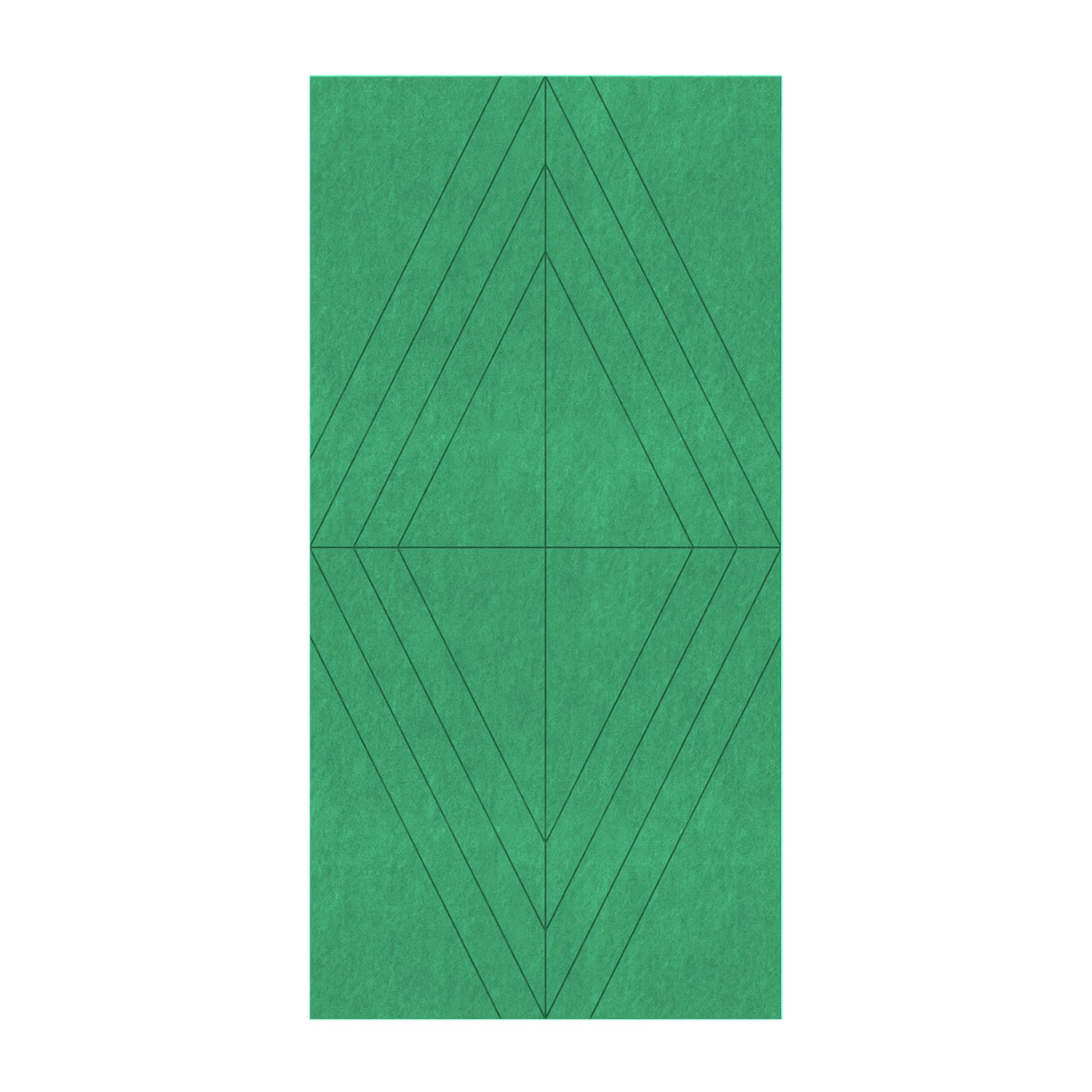 Панел за стена Pet Felt - Rhombus, цвят R14, 2400 x 1200 mm, дебелина 9 mm, 1 брой