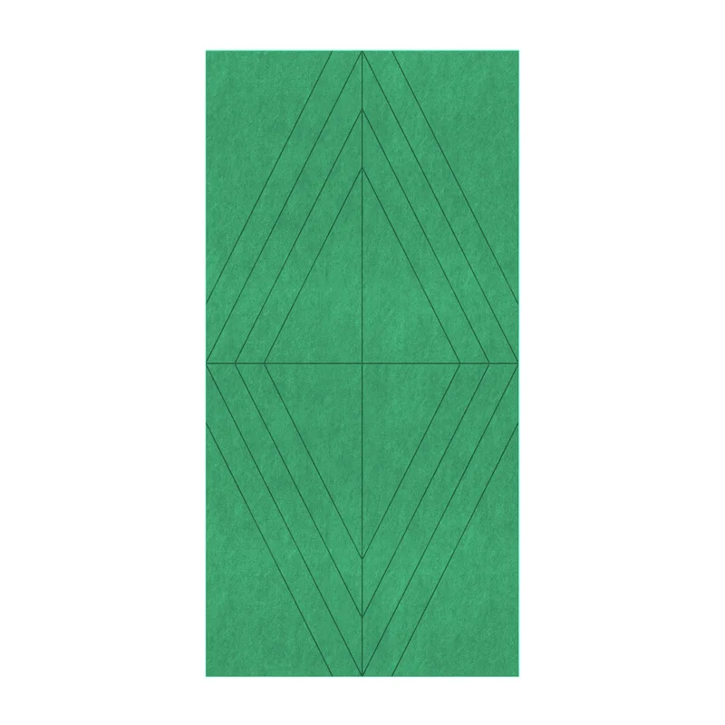 Панел за стена Pet Felt - Rhombus, цвят R14, 2400 x 1200 mm, дебелина 9 mm, 1 брой