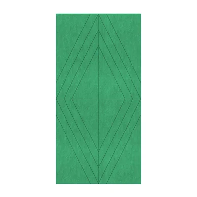 Панел за стена Pet Felt - Rhombus, цвят R14, 2400 x 1200 mm, дебелина 9 mm, 1 брой