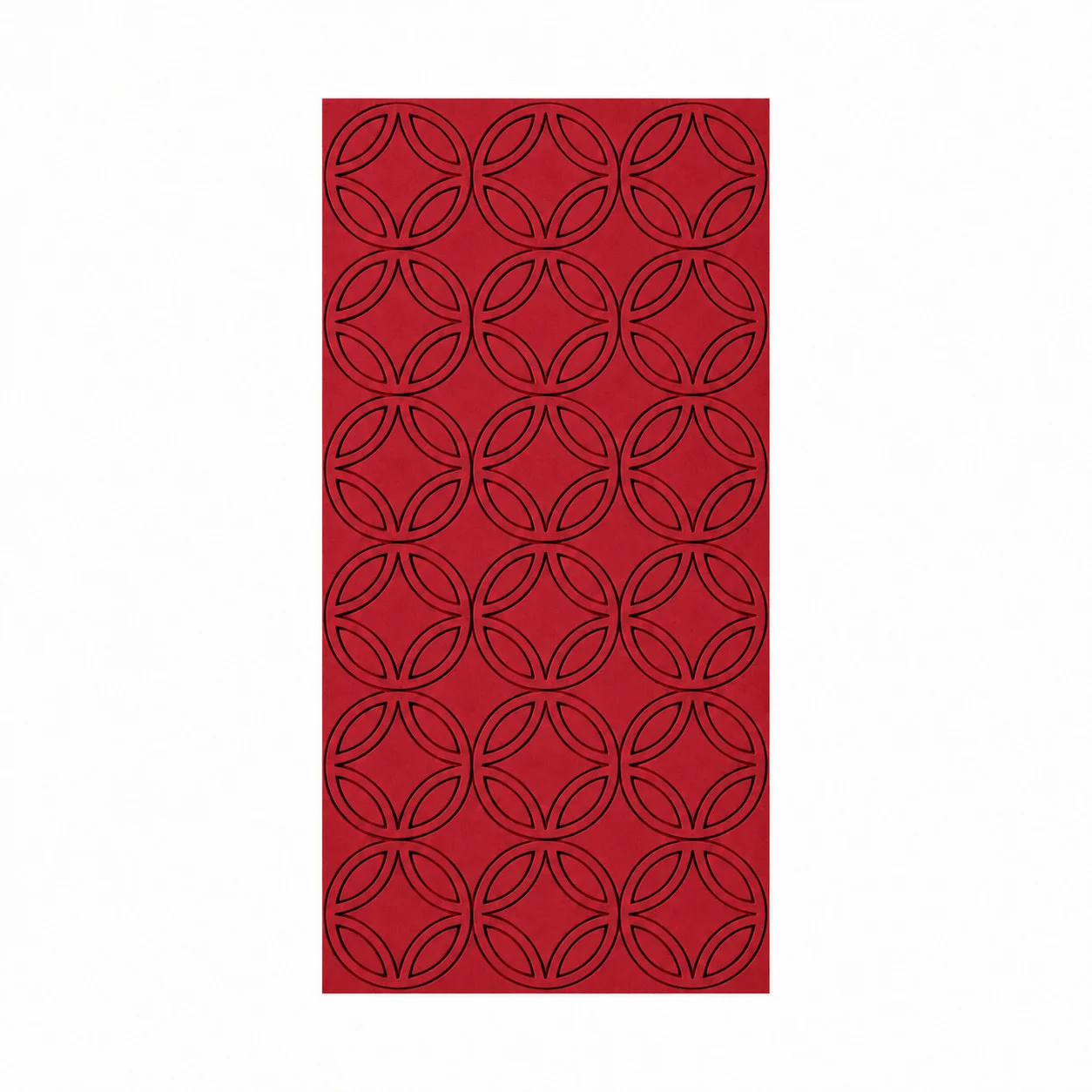 Панел за стена Pet Felt - Rounds, цвят R17, 2400 x 1200 mm, дебелина 9 mm, 1 брой