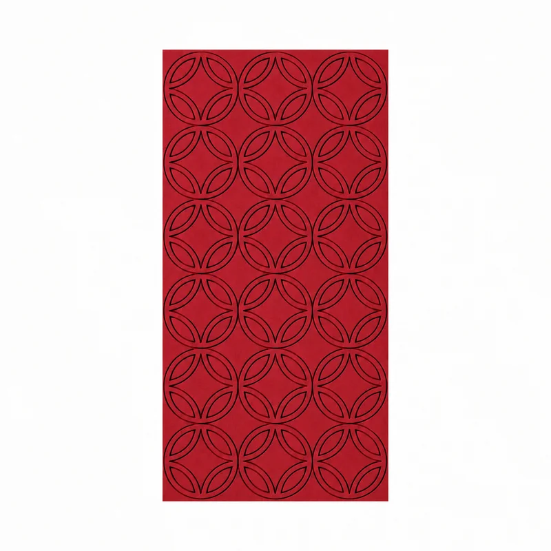 Панел за стена Pet Felt - Rounds, цвят R17, 2400 x 1200 mm, дебелина 9 mm, 1 брой