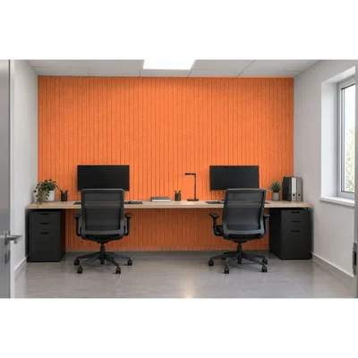 Панел за стена Pet Felt - Line, цвят R19, 2400 x 1200 mm, дебелина 9 mm, 1 брой